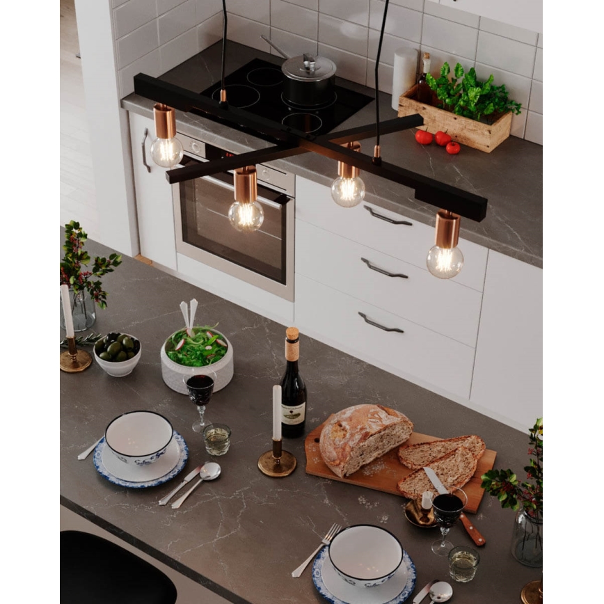 ByRydens - ZEONA Cable Pendant Light 4xE27/5W/230V
