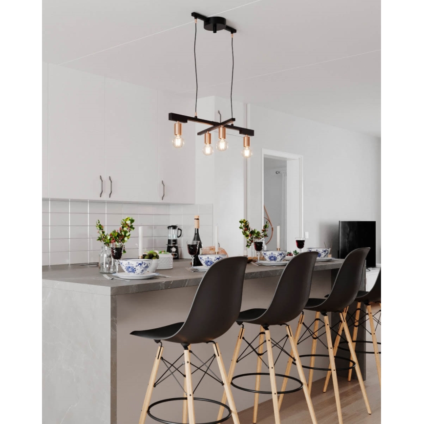 ByRydens - ZEONA Cable Pendant Light 4xE27/5W/230V