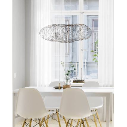 ByRydens - LED Chandelier on a string HAYDEN LED/15W/230V black