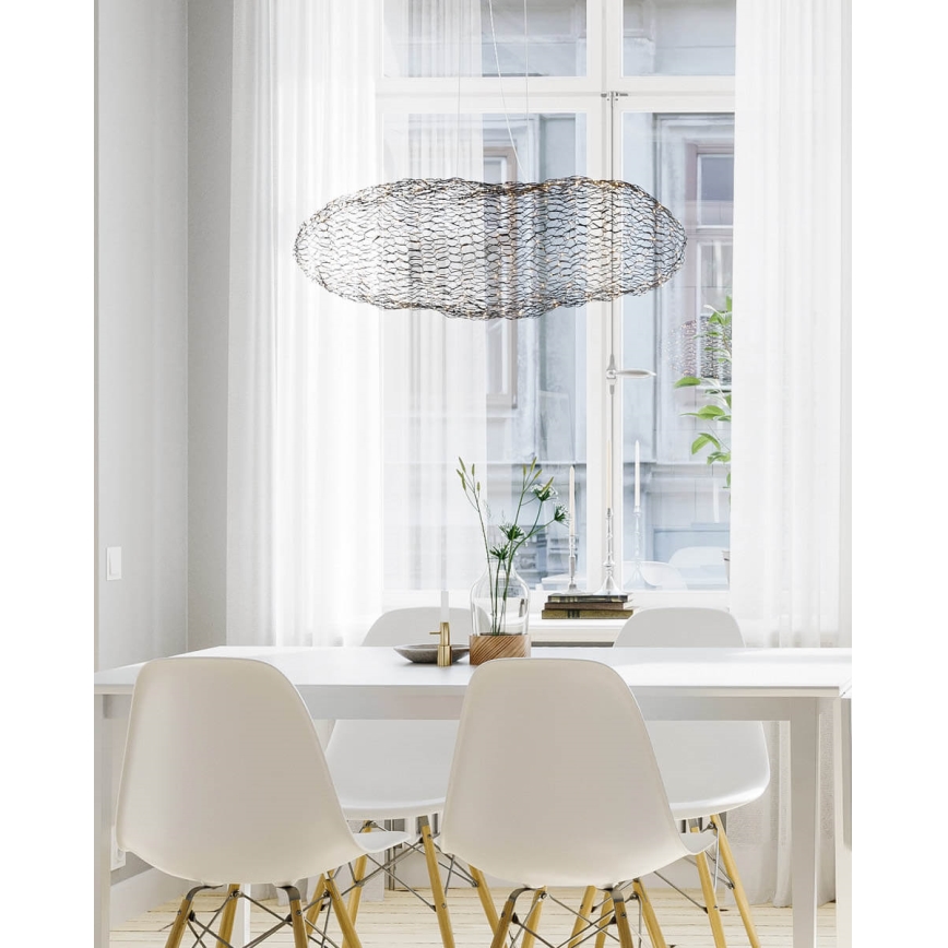 ByRydens - LED Chandelier on a string HAYDEN LED/15W/230V black