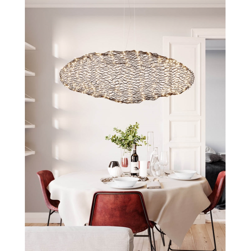 ByRydens - LED Chandelier on a string HAYDEN LED/20W/230V black