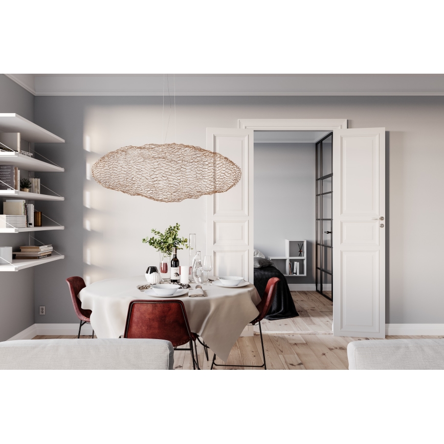 ByRydens - LED Chandelier on a string HAYDEN LED/20W/230V gold