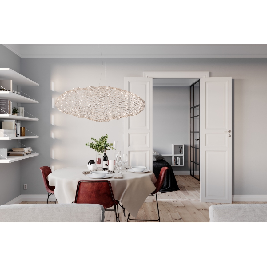 ByRydens - LED Chandelier on a string HAYDEN LED/20W/230V gold