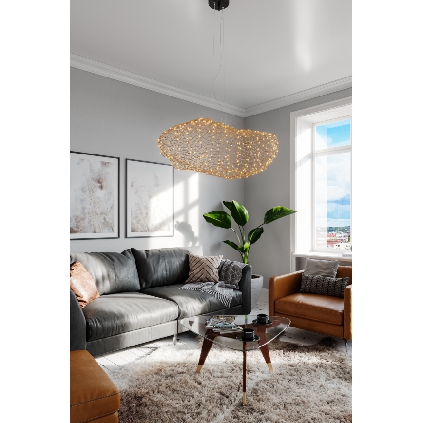 ByRydens - LED Chandelier on a string HAYDEN LED/20W/230V gold