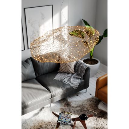 ByRydens - LED Chandelier on a string HAYDEN LED/20W/230V gold