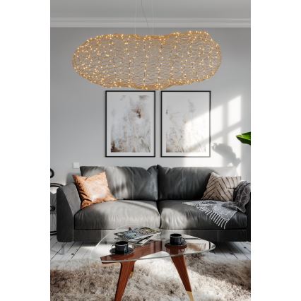 ByRydens - LED Chandelier on a string HAYDEN LED/20W/230V gold