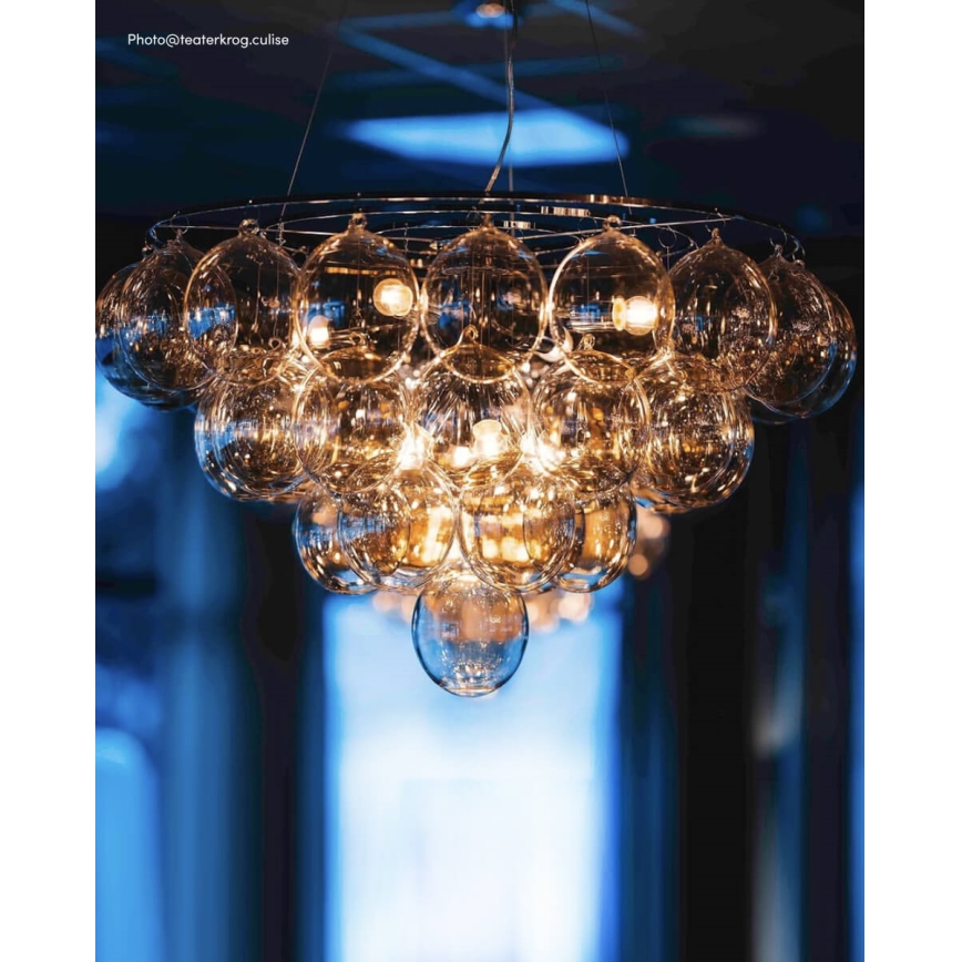 ByRydens - Cable-suspended chandelier GROSS GIANT 8xE27/8W/230V