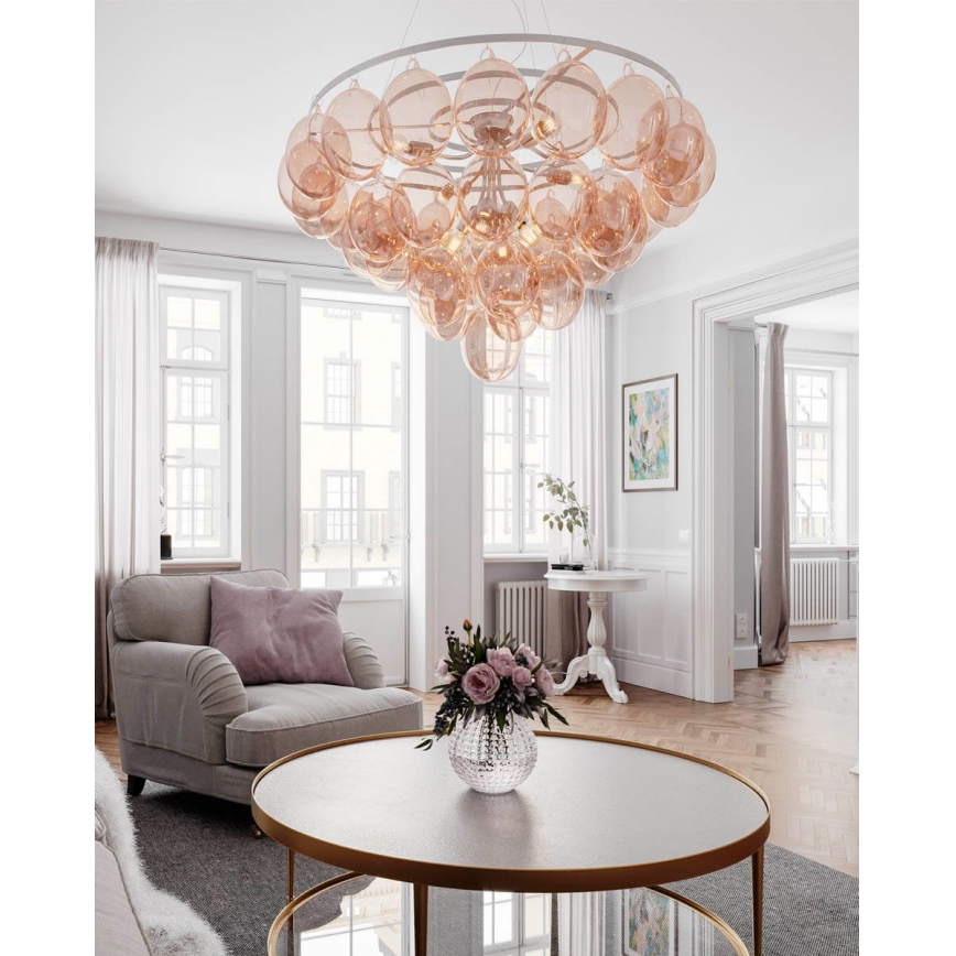 ByRydens - Cable-suspended chandelier GROSS GIANT 8xE27/8W/230V
