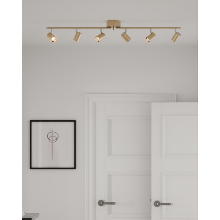 ByRydens - Spotlight CORRECT 6xGU10/7W/230V gold