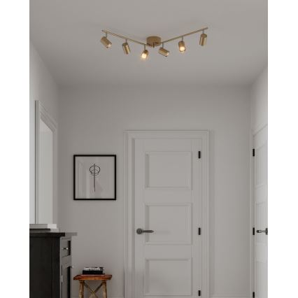 ByRydens - Spotlight CORRECT 6xGU10/7W/230V gold