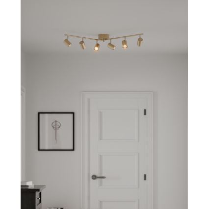 ByRydens - Spotlight CORRECT 6xGU10/7W/230V gold