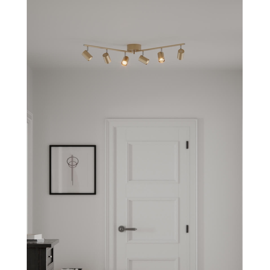 ByRydens - Spotlight CORRECT 6xGU10/7W/230V gold