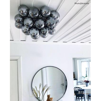 ByRydens - Ceiling light GROSS 6xG9/5W/230V smoky/black d. 50 cm