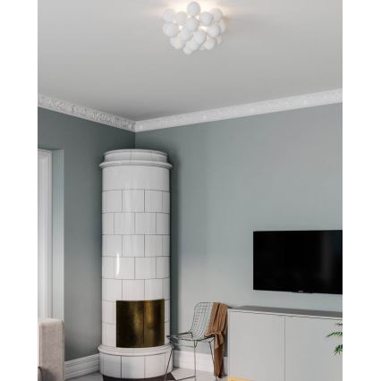 ByRydens - Ceiling light GROSS 6xG9/5W/230V white d. 50 cm