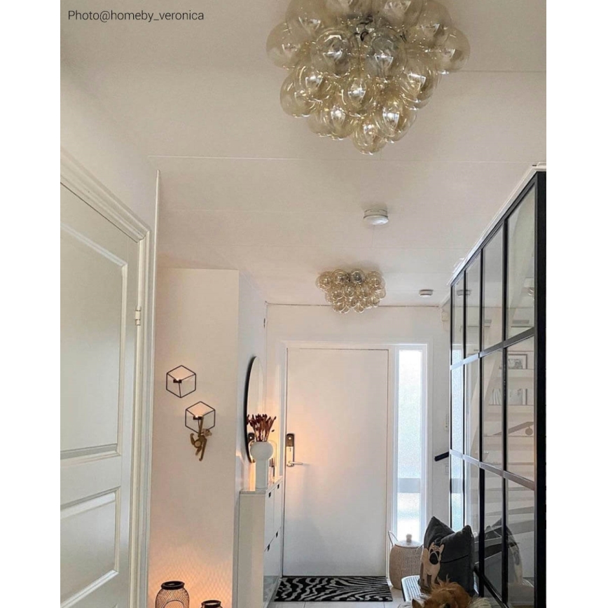 ByRydens - Ceiling light GROSS 6xG9/5W/230V smoky/brown d. 50 cm