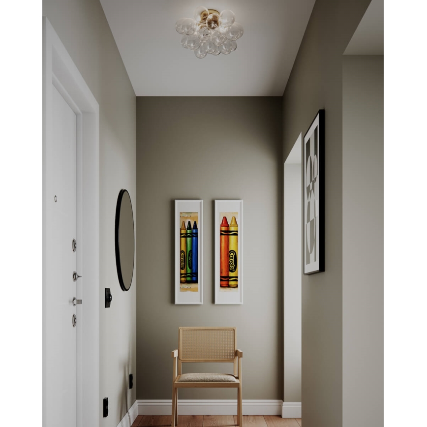 ByRydens - GROSS Ceiling Light 6x G9/5W/230V, Clear, dia. 50 cm