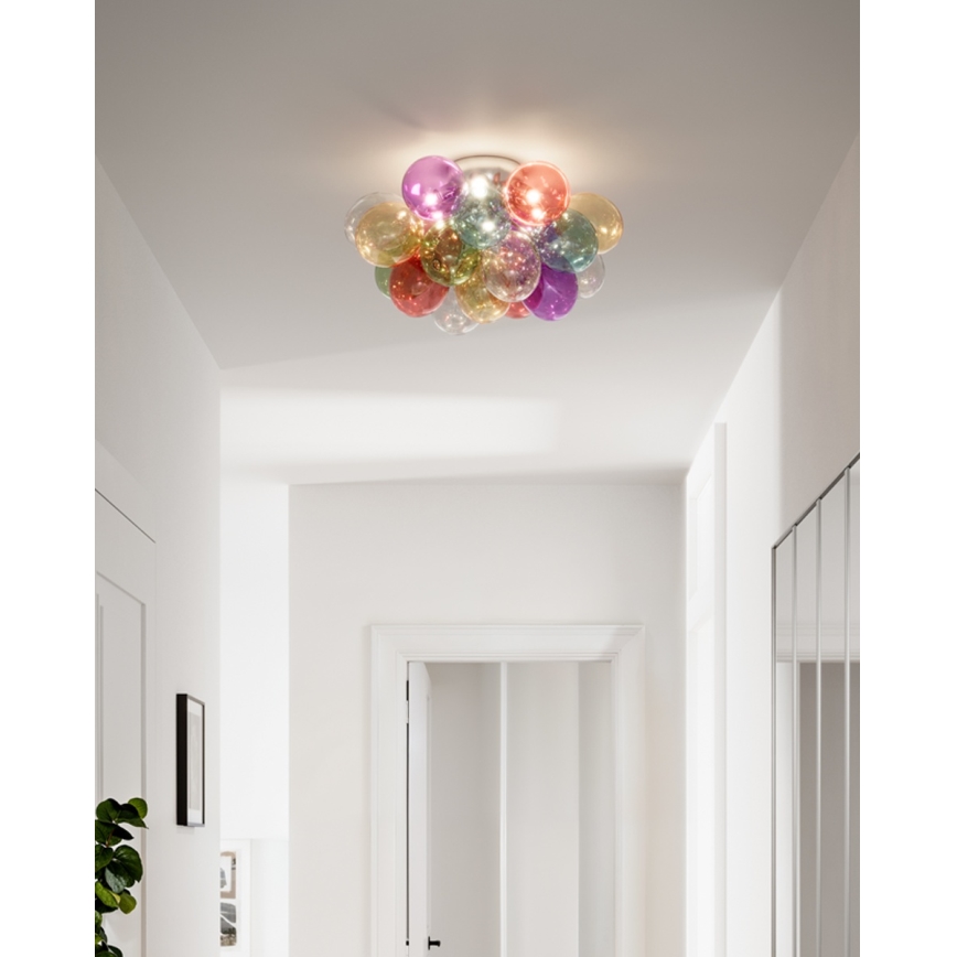 ByRydens - GROSS Ceiling Light 6xG9/5W/230V, Multicolored, Ø 50 cm