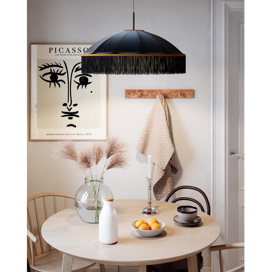 ByRydens - FRANCIS cable pendant light 1x E27/5W/230V, black