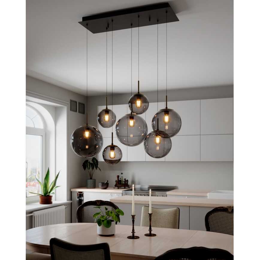ByRydens - LAURA cable pendant 7xE27/8W/230V