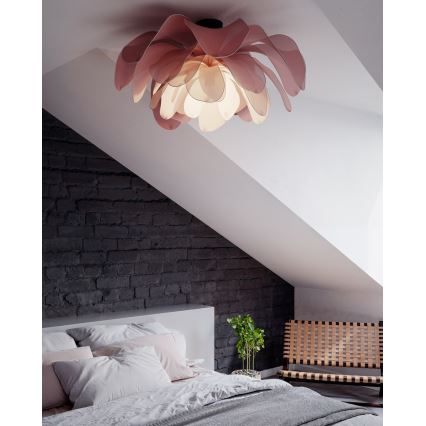 ByRydens - Flush-Mount Chandelier LOU LOU 1xE27/8W/230V Pink