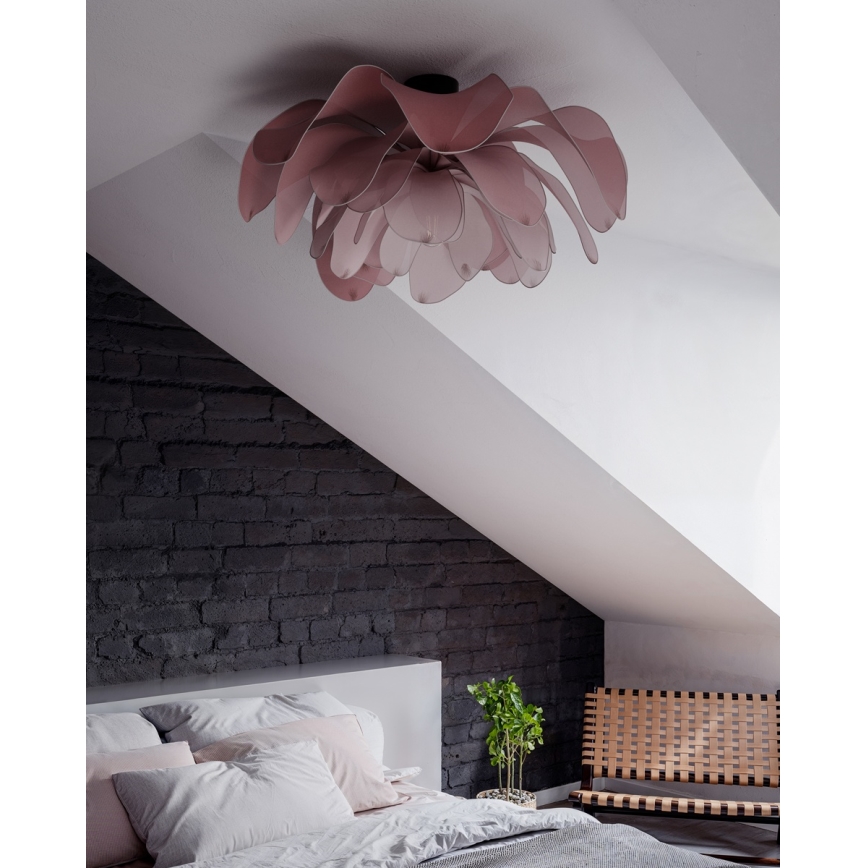ByRydens - Flush-Mount Chandelier LOU LOU 1xE27/8W/230V Pink