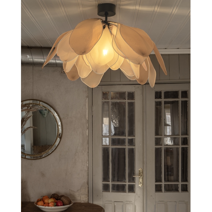 ByRydens - Flush-mount ceiling light LOU LOU 1xE27/8W/230V beige