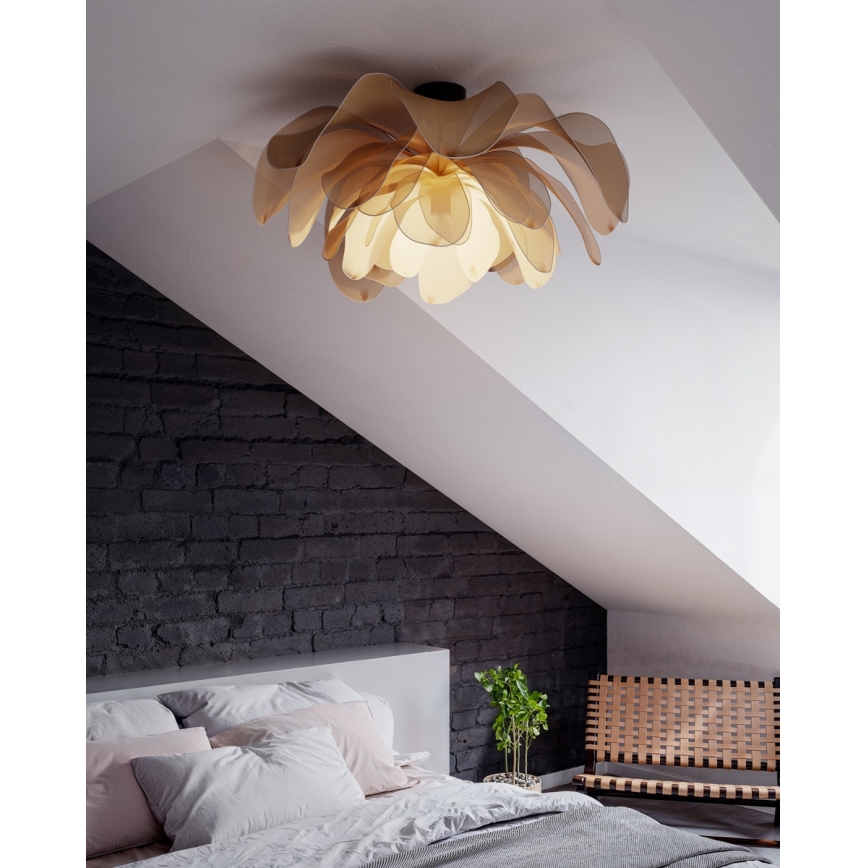 ByRydens - Flush-mount ceiling light LOU LOU 1xE27/8W/230V beige