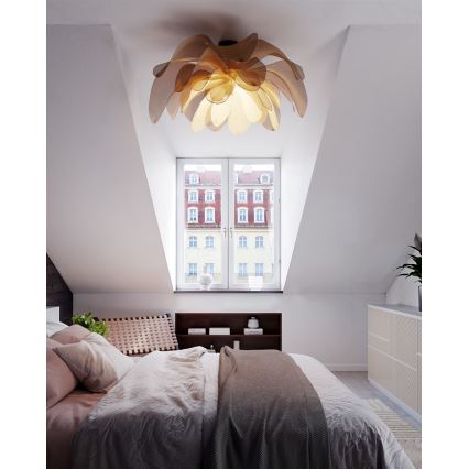 ByRydens - Flush-mount ceiling light LOU LOU 1xE27/8W/230V beige