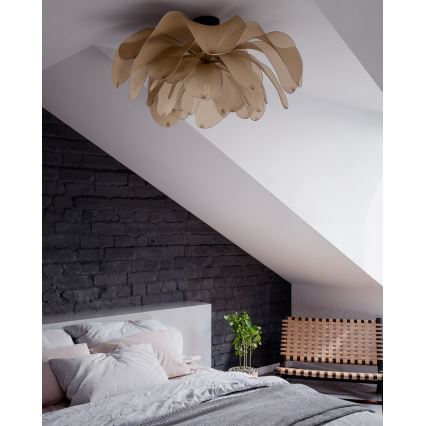 ByRydens - Flush-mount ceiling light LOU LOU 1xE27/8W/230V beige