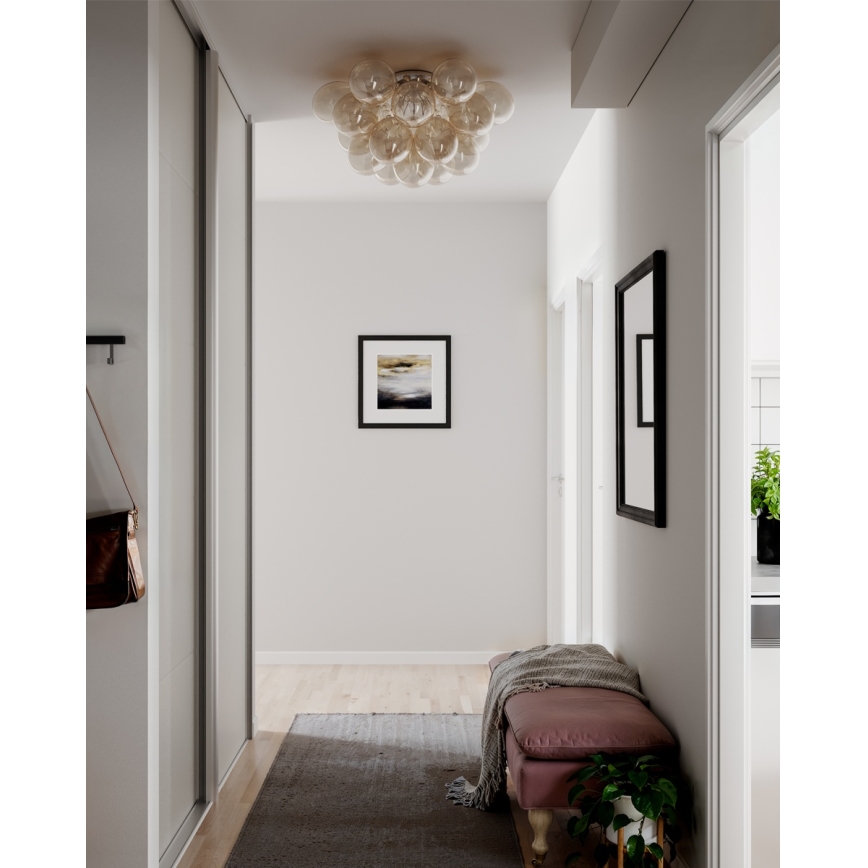 ByRydens - GROSS ceiling light 6xG9/8W/230V smoked/brown Ø 70 cm