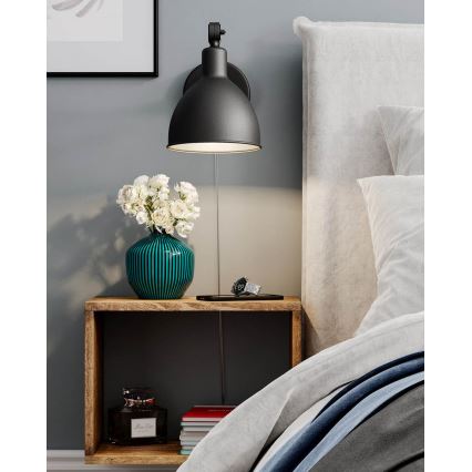 ByRydens - Wall lamp BAZAAR MINI 1xE27/5W/230V black