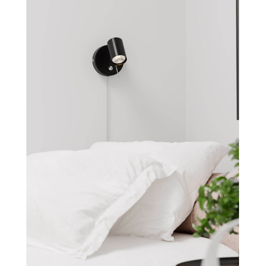 ByRydens - Dimmable wall spotlight CORRECT 1xGU10/7W/230V black