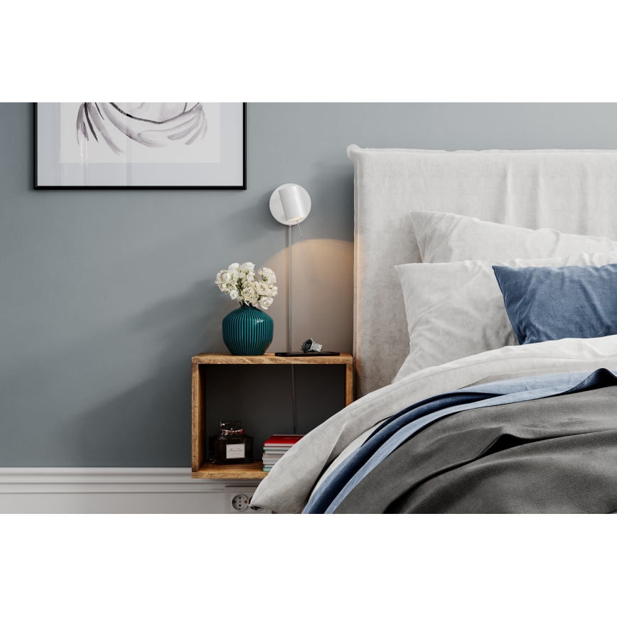 ByRydens - Dimmable wall spotlight CORRECT 1xGU10/7W/230V white