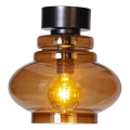 ByRydens - Ceiling light DOLORES 1xE27/5W/230V Ø 30 cm brown/smoky