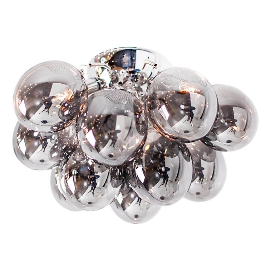 ByRydens - Ceiling light GRANDE 3xG9/4W/230V smoky/black d. 30 cm