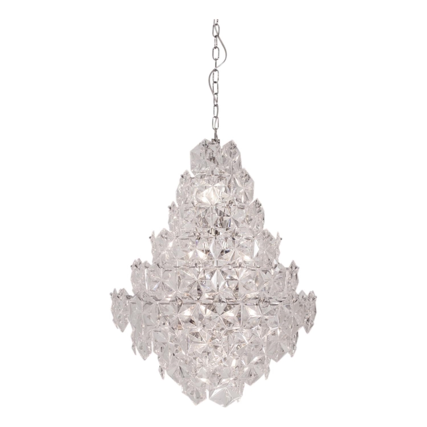 ByRydens - Chandelier on a chain MONARQUE GRANDE 11xE14/5W/230V clear d. 58 cm