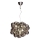 ByRydens - Chandelier on a string GROSS 8xG9/4W/230V smoky/black d. 50 cm