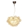 ByRydens - Chandelier on a string GROSS 8xG9/4W/230V smoky/brown d. 50 cm