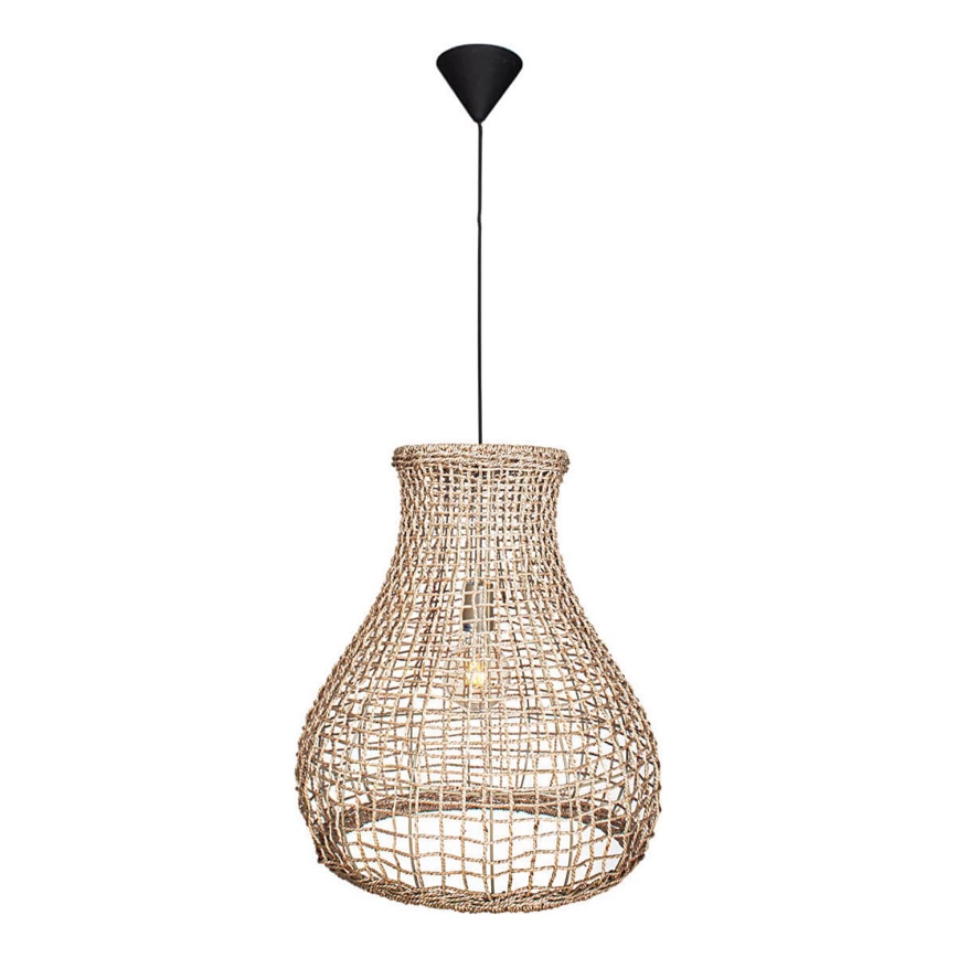 ByRydens - Chandelier on a string SEAGRASS 1xE27/8W/230V beige d. 49 cm