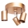 ByRydens - CORRECT spotlight 3xGU10/7W/230V, gold, Ø 20 cm