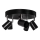 ByRydens - CORRECT spotlight 5xGU10/7W/230V, black, Ø 30 cm