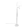 ByRydens - LED Floor lamp ORLANDO 1xE27/5W/230V + LED/3W white/shiny chrome d. 36 cm