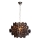 ByRydens - MONARQUE MINI chain-mounted chandelier 3xE14/8W/230V, Black