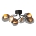 ByRydens - Surface-mounted chandelier TURNO 6xG9/4W/230V gold/black