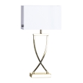 ByRydens - Table lamp OMEGA 1xE27/5W/230V white/gold