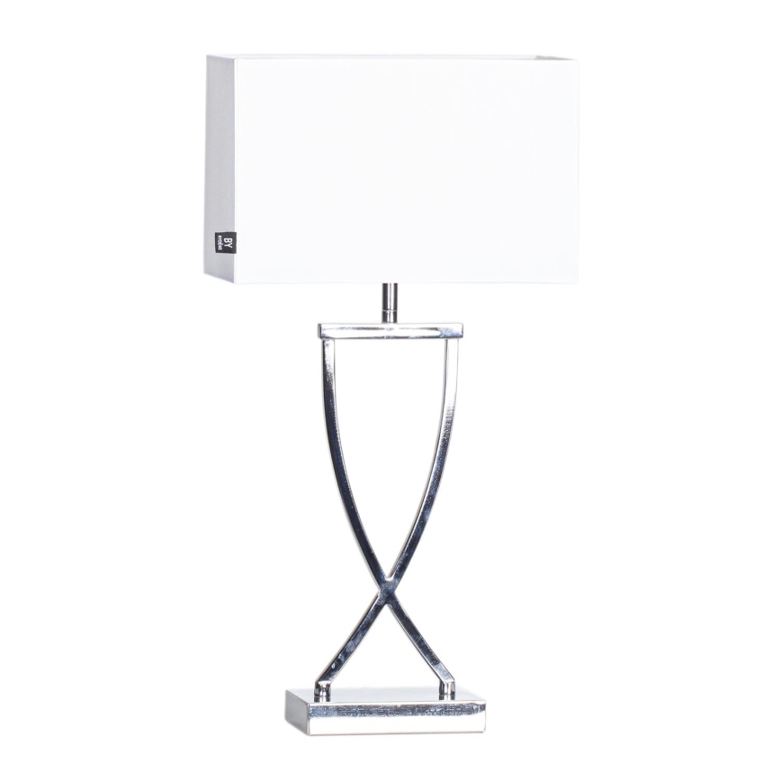 ByRydens - Table lamp OMEGA 1xE27/5W/230V white/shiny chrome