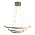 ByRydens - TRIONE LED Cable-hung Pendant, 45W/230V, Beige, Ø 80 cm