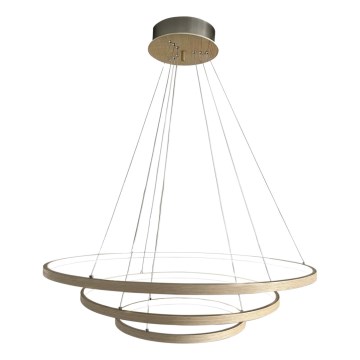 ByRydens - TRIONE LED Cable-hung Pendant, 45W/230V, Beige, Ø 80 cm