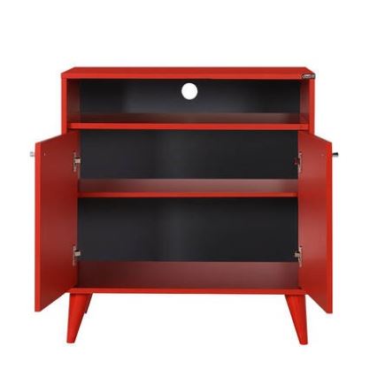 Cabinet 79x73 cm red