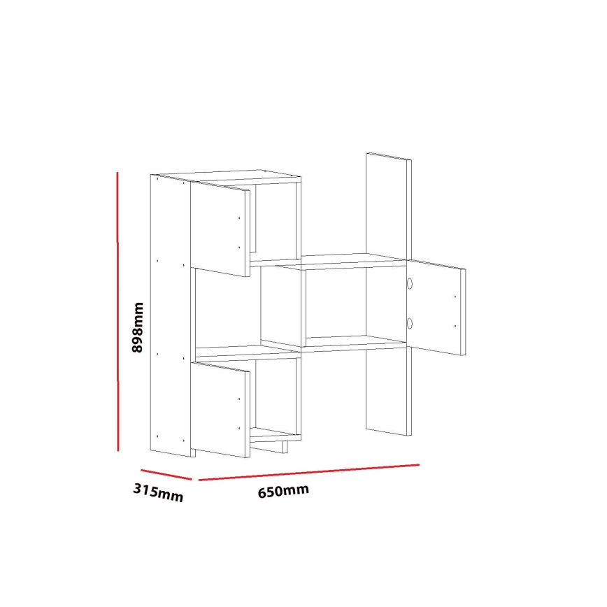 Cabinet ANNA 89,8x65 cm white